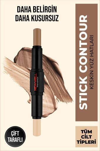 New Well Kontür - Prof. Contour Stick - Çift Taraflı