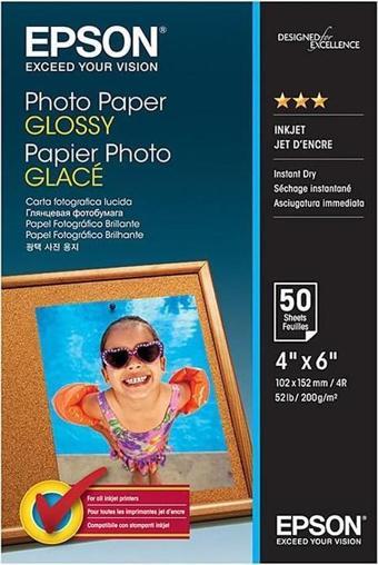 Epson Fotoğraf Kağıdı 10x15 200Gram 50'li   C13S042547