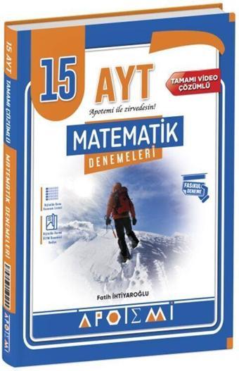 Apotemi Yayınları AYT Matematik 15 Çözümlü Deneme - Apotemi Yayınları
