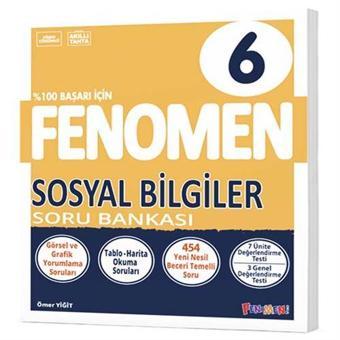 Fenomen Okul 2024 6. Sınıf Sosyal Bilgiler Soru Bankası