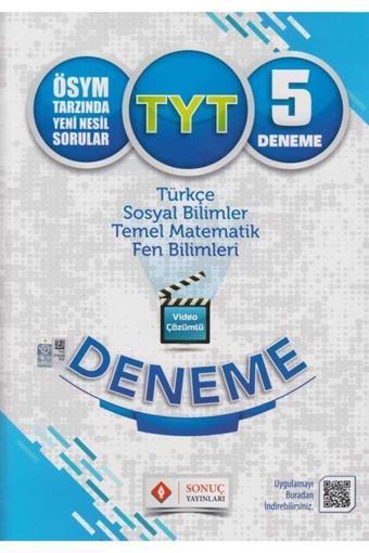 Sonuç Yayınları Tyt Genel 5 Li Deneme 2023 - Sonuç Yayınları