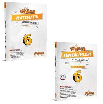 Spoiler 2024 6. Sınıf Matematik Fen Bilimleri Soru Bankası Seti - Spoiler Yayınları