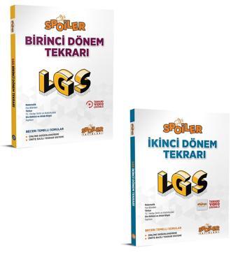 Spoiler 2024 8. Sınıf Lgs 1. Dönem Ve 2. Dönem Tekrarı Seti - Spoiler Yayınları