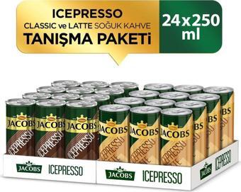 JACOBS ICEPRESSO LATTE SOĞUK KAHVE 250 ML x 24