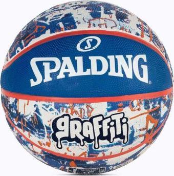 Spalding Blue Red Graffiti SZ7 2021 Basket Topu 84377Z