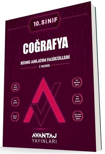 Avantaj 10. Sınıf Coğrafya Konu Anlatım Fasikülleri 2023 - Avantaj Yayınları