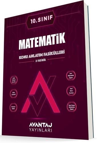 Avantaj 10. Sınıf Matematik Konu Anlatım Fasikülleri 2023 - Avantaj Yayınları