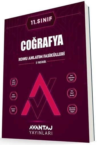 Avantaj 11. Sınıf Coğrafya Konu Anlatım Fasikülleri 2023 - Avantaj Yayınları