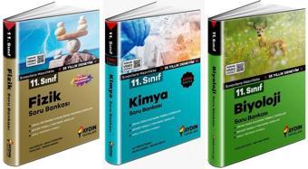 Aydın 2024 11. Sınıf Fizik + Kimya + Biyoloji Soru Seti 3 Kitap - Aydın Yayınları