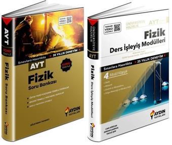Aydın 2024 Ayt Fizik Konu Özetli Soru + Ders İşleyiş Seti 2 Kitap - Aydın Yayınları