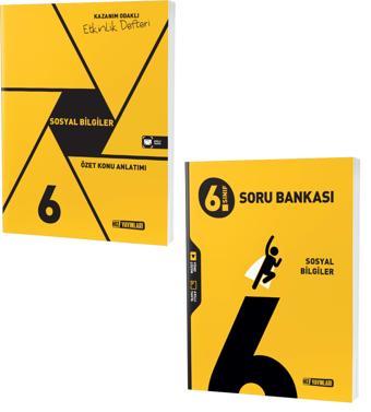 Hız 2024 6. Sınıf Sosyal Bilgiler Soru + Defter Seti 2 Kitap - Hız Yayınları
