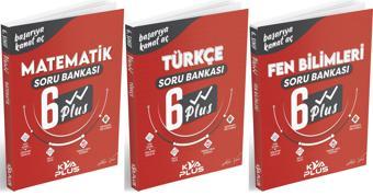 Kva 2024 6. Sınıf Matematik + Türkçe + Fen Bilimleri Plus Soru Seti 3 Kitap - KVA Yayınları