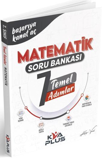 Kva 2024 7. Sınıf Matematik Temel Adımlar Soru Bankası - KVA Yayınları
