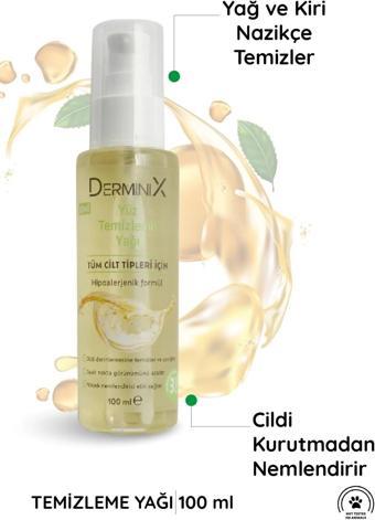 Derminix Cilt Canlandırıcı ve Arındırıcı Temizleme Yağı