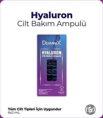 Derminix Hyaluron Aydınlatıcı ve Nemlendirici Cilt Bakım Ampul