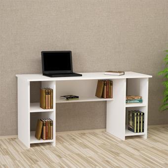Kalender Dekor Avel - Twins 145 Cm Çalışma Masası Avt01 Beyaz