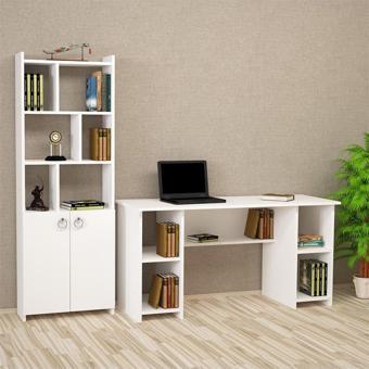 Kalender Dekor Avel - Twins Mayra 145 Cm Çalışma Masası Takımı Avtm01 Beyaz