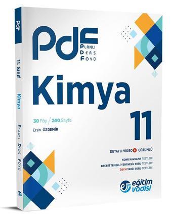 Eğitim Vadisi 2024 11. Sınıf Kimya Pdf Planlı Ders Föyü - Eğitim Vadisi