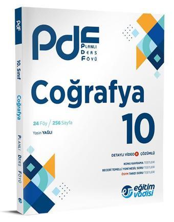 Eğitim Vadisi 2024 10. Sınıf Coğrafya Pdf Planlı Ders Föyü - Eğitim Vadisi