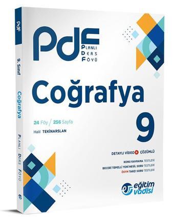 Eğitim Vadisi 2024 9. Sınıf Coğrafya Pdf Planlı Ders Föyü - Eğitim Vadisi