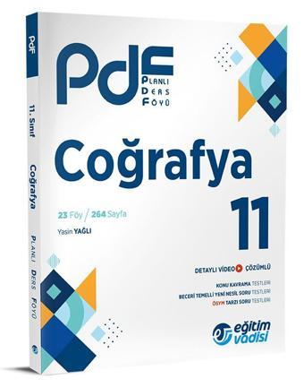 Eğitim Vadisi 2024 11. Sınıf Coğrafya Pdf Planlı Ders Föyü - Eğitim Vadisi