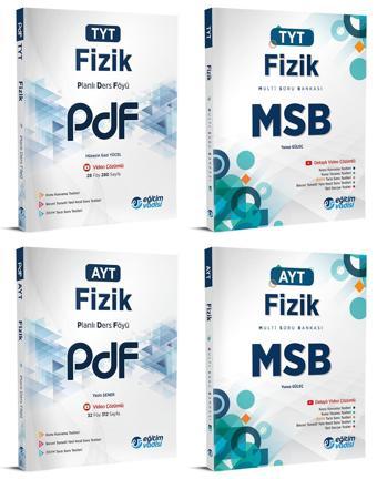 Eğitim Vadisi 2024 Tyt Ayt Fizik Pdf + Msb Seti 4 Kitap - Eğitim Vadisi