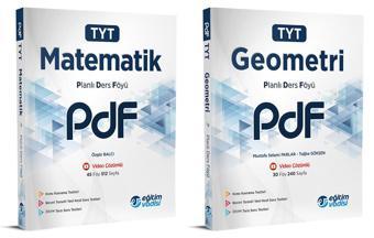 Eğitim Vadisi 2024 Tyt Matematik + Geometri Pdf Planlı Ders Föyü Seti 2 Kitap - Eğitim Vadisi