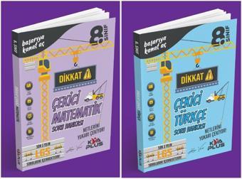 Kva 2024 8. Sınıf Matematik + Türkçe Dikkat Çekici Soru Seti 2 Kitap - KVA Yayınları