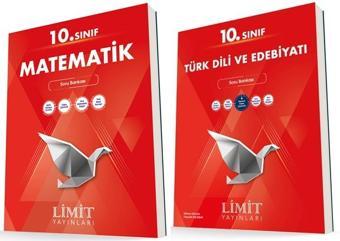 Limit 10. Sınıf Matematik + Edebiyat Soru Bankası Seti 2 Kitap 2023 - Limit Yayınları