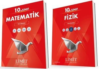 Limit 10. Sınıf Matematik + Fizik Soru Bankası Seti 2 Kitap 2023 - Limit Yayınları