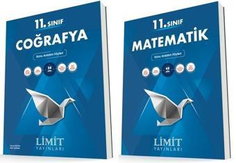 Limit 11. Sınıf Matematik + Coğrafya Konu Föyleri Seti 2 Kitap 2023 - Limit Yayınları