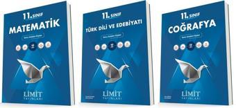 Limit 11. Sınıf Matematik + Edebiyat + Coğrafya Konu Föyleri Seti 3 Kitap 2023 - Limit Yayınları