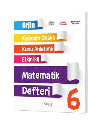 Orjin Okul 2024 6. Sınıf Matematik Kazanım Odaklı Defteri