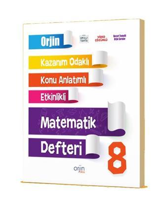 Orjin Okul 2024 8. Sınıf Matematik Kazanım Odaklı Defteri