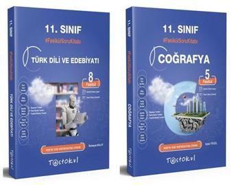 Test Okul 11. Sınıf Edebiyat + Coğrafya Soru Bankası Seti 2 Kitap 2023 - TestOkul Yayınları