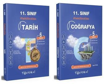 Test Okul 11. Sınıf Tarih + Coğrafya Soru Bankası Seti 2 Kitap 2023 - TestOkul Yayınları