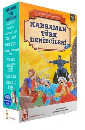 Kahraman Türk Denizcileri Seti(10 Kitap) - İsmail Bilgin - Timaş Çocuk