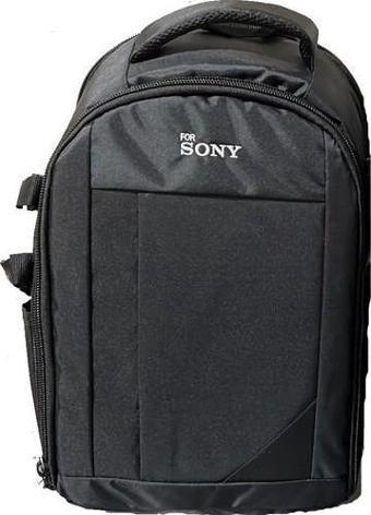 Pdx Sony Baskılı Dslr Çanta Laptop Bölmeli