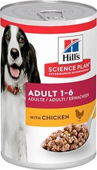 Hill's Science Plan Adult Tavuklu Yetişkin Konserve Köpek Maması 370 gr