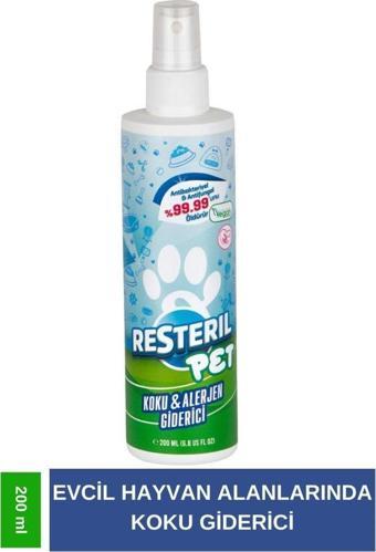 Vetürel Kedi Köpek Resteril Antialerjik Anti Koku Evcil Hayvan Hijyen Spreyi 200 ml