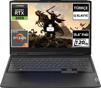 Lenovo IdeaPad Gaming 3 82SB00SBTX Ryzen5 7535HS 8GB 512SSD RTX2050 15.6" FullHD FreeDOS Taşınabilir Bilgisayar