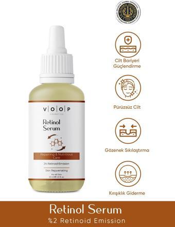 Voop Retinol Serum - 30 Ml | Yenileyici Retinol Bakımı | %2 Retinoid + Hyaluronik Asit