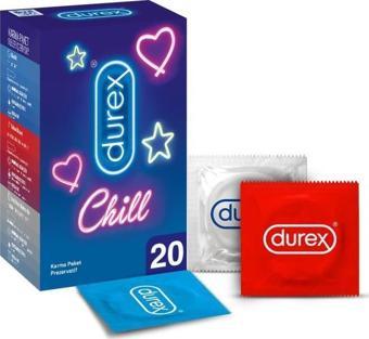 Durex Chill 20'lı Karma Paket Prezervatif