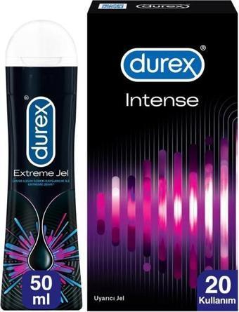 Durex Extreme Anal Kayganlaştırıcı Jel 50ml + Intense Uyarıcı Jel