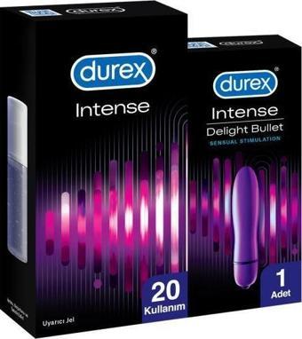 Durex Vibe Bullet Titreşimli Vibratör + Intense Uyarıcı Jel