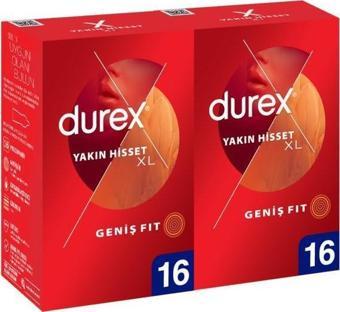 Durex Yakın Hisset 32 XL Prezervatif