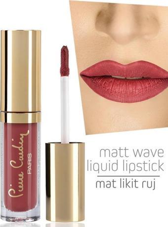 Pierre Cardin Matt Wave Liquid Lipstick – Mat Likit Ruj - Nectarine