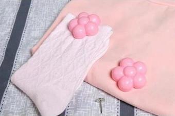 8 Adet Pratik Gül Desenli Battaniye Yorgan Sabitleme Klipsi Nevresim Sabitleyici Yastık Kılıfı tutucu