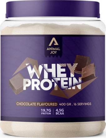 Animal Joy Whey Protein Tozu 400 gr 16 Servis Çikolata Aromalı