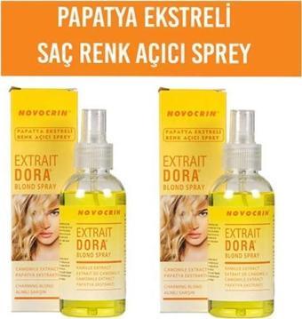 Novocrin Extrait Dora Saç Açıcı 125 ml 2 Adet Paket